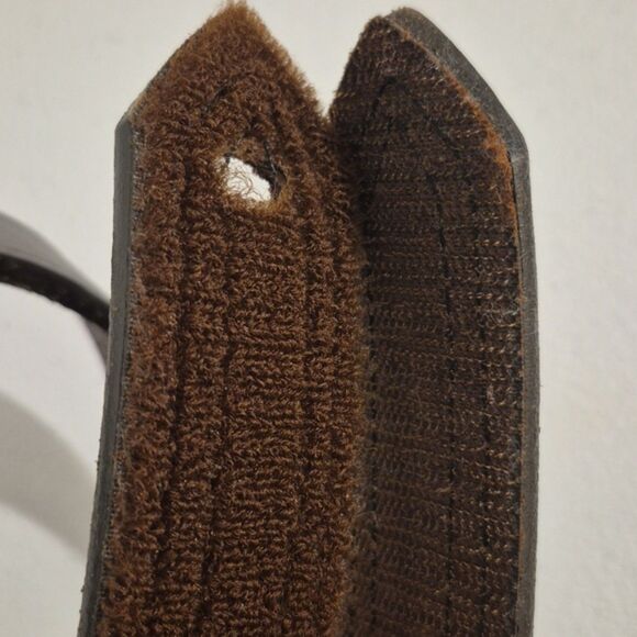 Duluth Trading Co. Belt Mens 34 Buckle-less Brown Leather - Picture 5 of 10